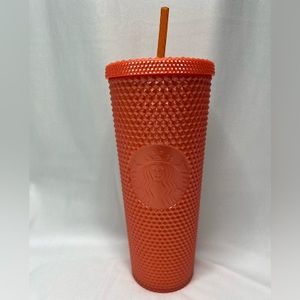 Starbucks Orange Studded Tumbler